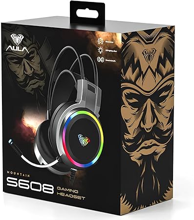 Aula S608 Rainbow 3.5mm + USB-A Gaming Headset Pan store