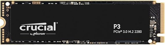 Crucial P3 3.0 nvme m.2 SSD 500GB - Pan store