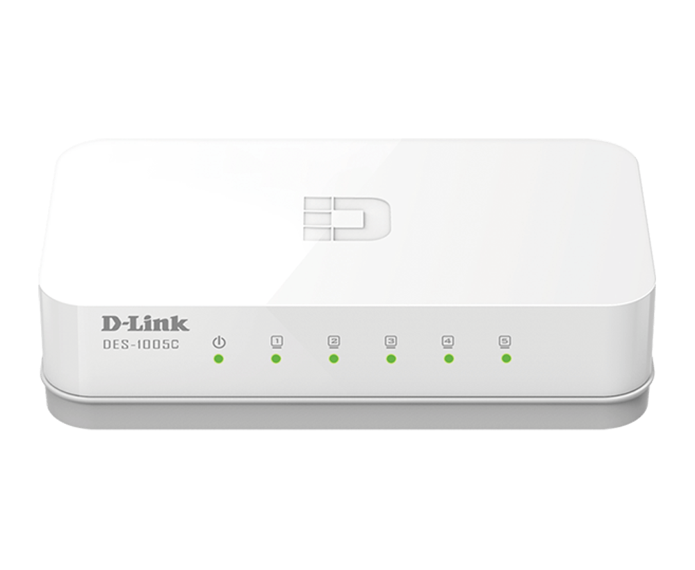 DES - 1005C Switch D - Link 5 - Port 10/100 Mbps Unmanaged Desktop - Pan store