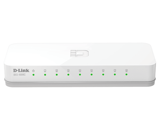 DES - 1008C Switch D - Link 8 - Port 10/100 Mbps Unmanaged - Pan store