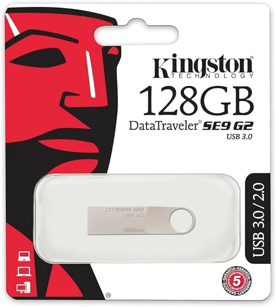 Kingston USB Flash Drive 128GB - High - Speed Data Transfer and Reliable Storage - Pan store